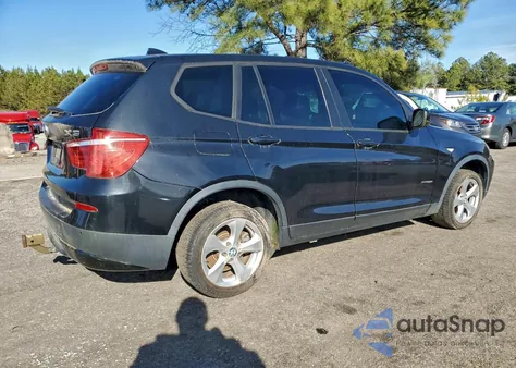 2012 BMW X3 xDrive28I z USA, uszkodzony, nr VIN 5UXWX5C56CL727199